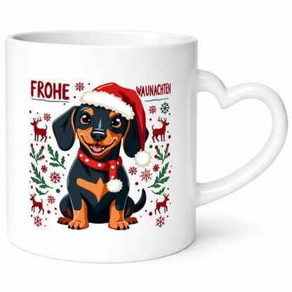 Frohe Waunachten | Ugly Christmas Weihnachtshund v2 Humor Tierliebhaber