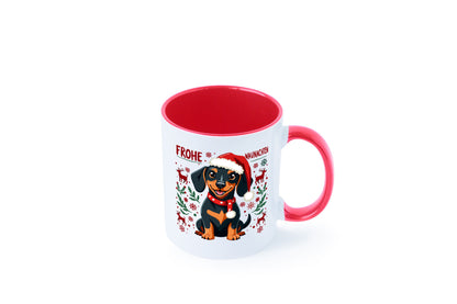 Frohe Waunachten | Ugly Christmas Weihnachtshund v2 Humor Tierliebhaber