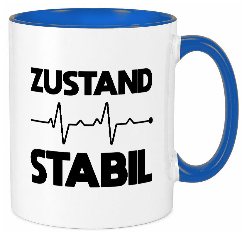 Zustand Stabil | Herzschlag Heartbeat lustiger Spruch Geschenk Humor