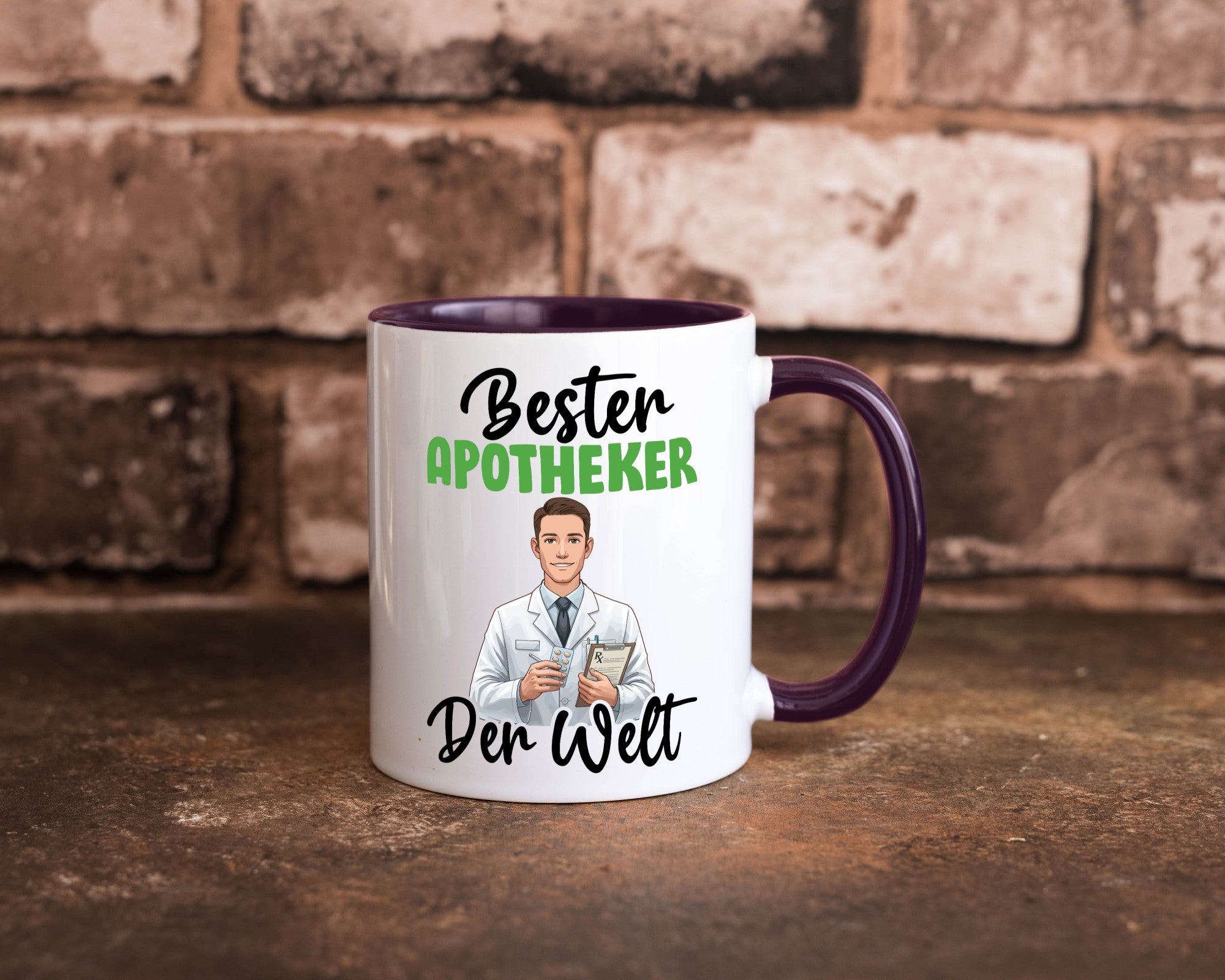 Bester Apotheker | Apotheke Pharmazie v2 Humor Geschenkidee Tasse
