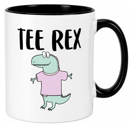 Tee Rex | Becher Dinosaurierer Teetrinker Geschenk Humor Geschenkidee lustiger Tasse