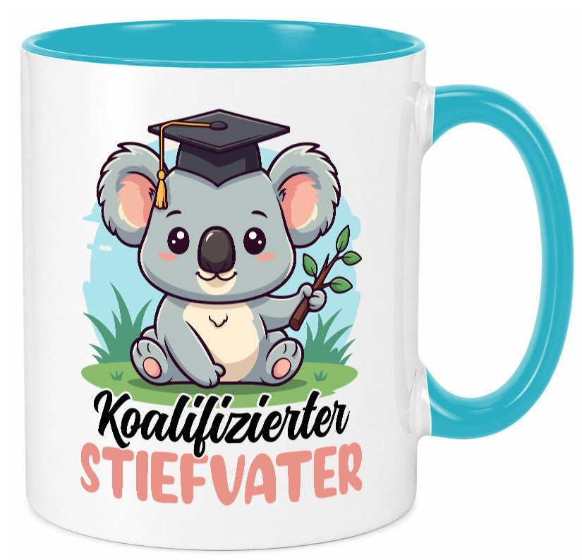 Koalifizierter Stiefvater | Stiefsohn Bester Humor Familie Geschenkidee Tasse