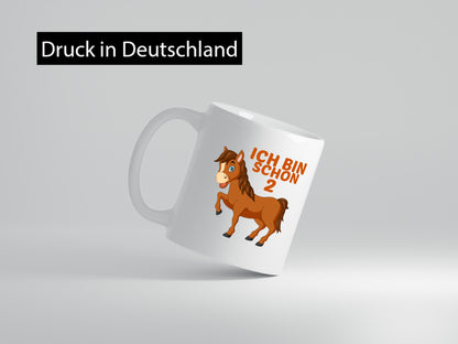 2. geburtstag | Ich bin schon 2 Pferde Pony lustiger Spruch Geschenk