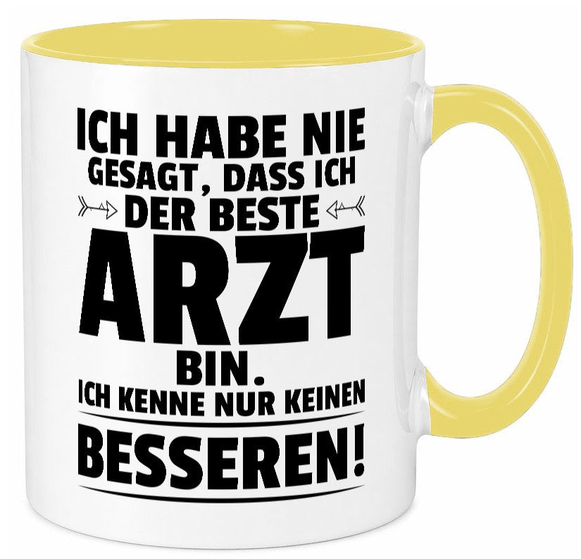 Der Beste Arzt | Medizin Doktor Facharzt lustig Humor Geschenkidee Geschenk Tasse