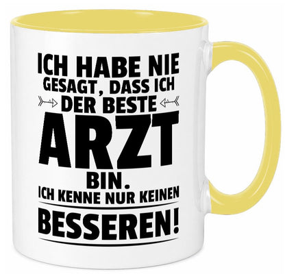 Der Beste Arzt | Medizin Doktor Facharzt lustig Humor Geschenkidee Geschenk Tasse
