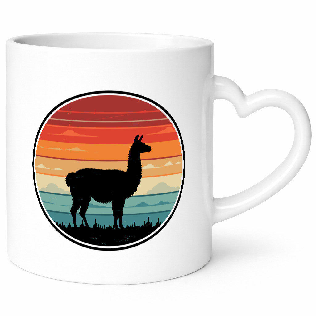 Lama | Alpaka Vintage Humor Geschenkidee Tasse