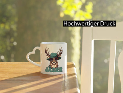 Jäger | Hirsch Jagd Wald lustiger Spruch Geschenk Humor Geschenkidee Tasse