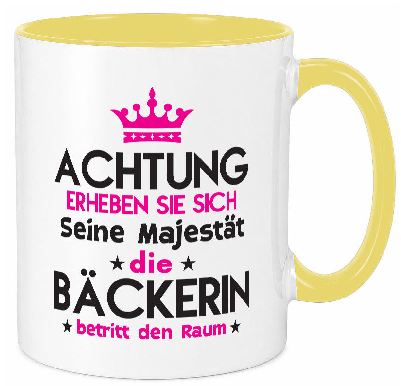 Seine Majestät Bäckerin | Bäckerei Frauen Backen Humor Geschenkidee Tasse