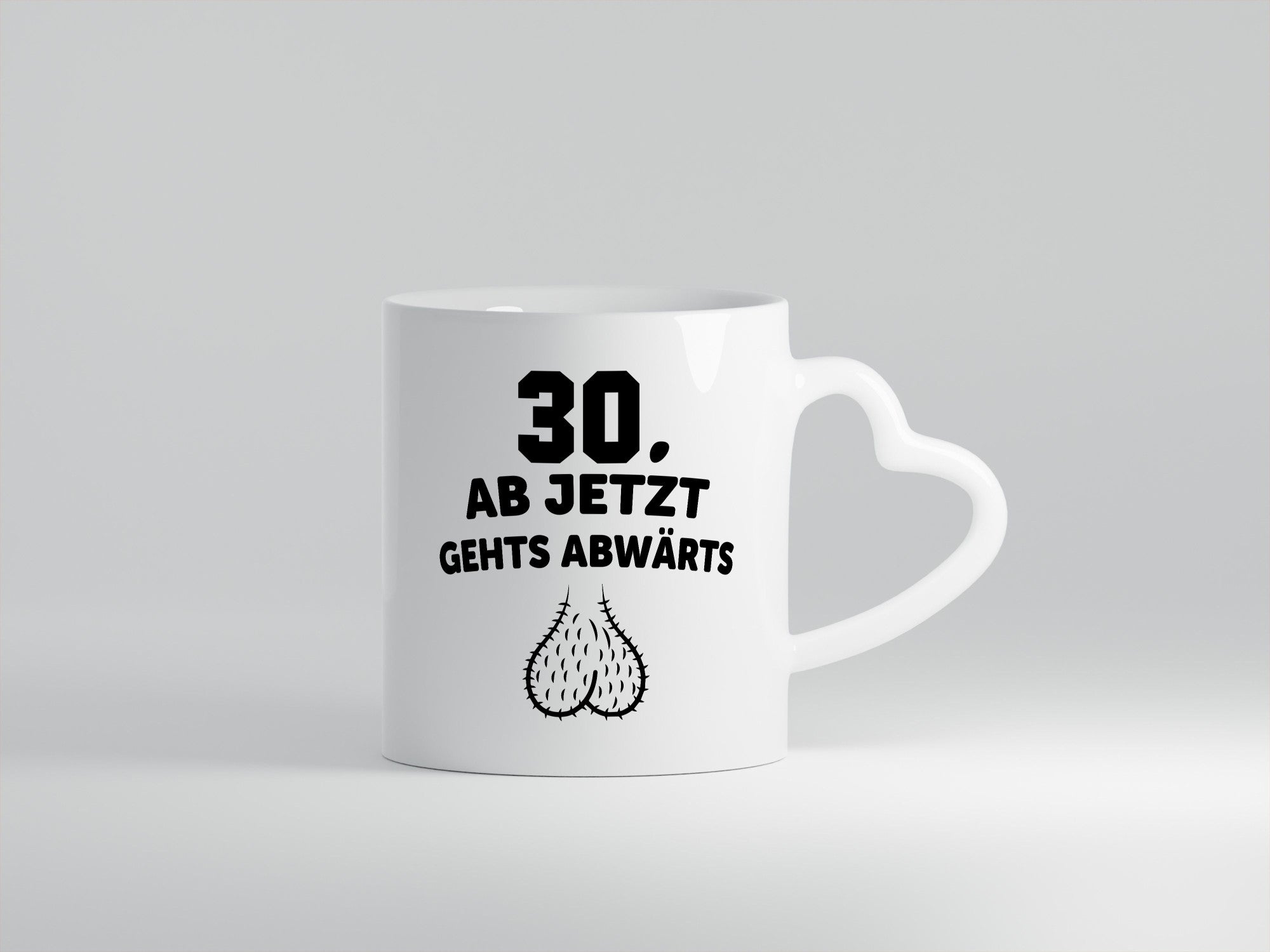 30 Jahre alt | Ab jetzt gehts abwärts lustiger Spruch Geschenk Humor