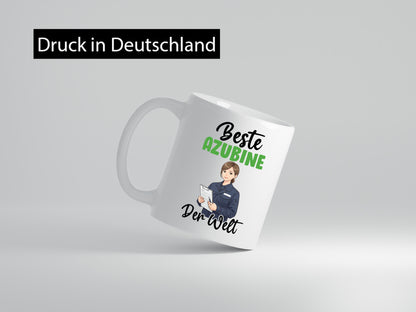 Beste Azubine | Ausbildung Lehre Lehrling v2 Humor Geschenkidee Tasse