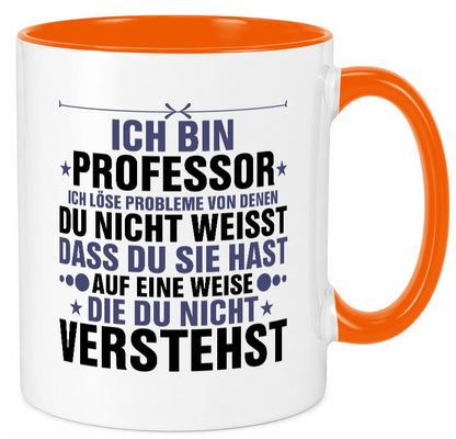 Löse Probleme: Professor | Uni Universität v2 Humor Geschenkidee Tasse