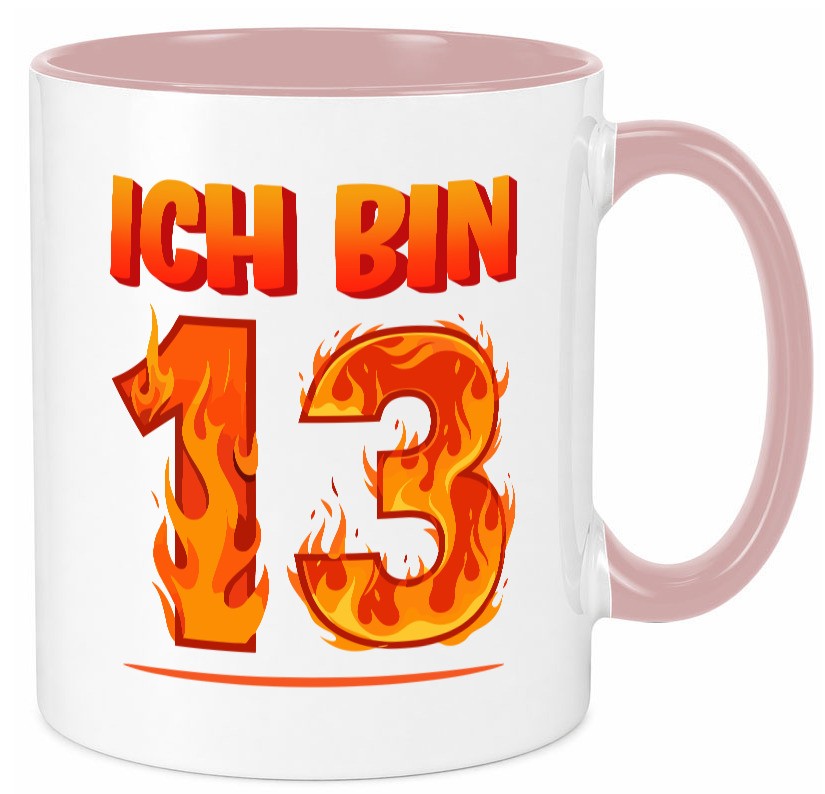 13. Geburtstag | 13 Jahre Drache lustiger Spruch Geschenk Geschenkidee Tasse