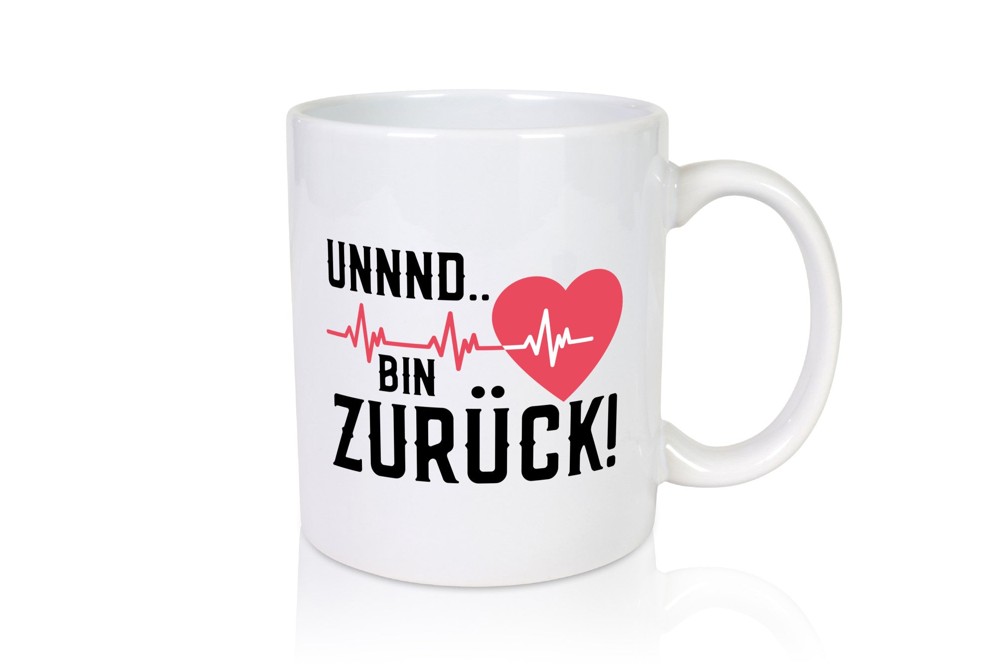 Bin zurück | Herzschlag Reanimation Puls Arzt Klinik Geschenk Humor