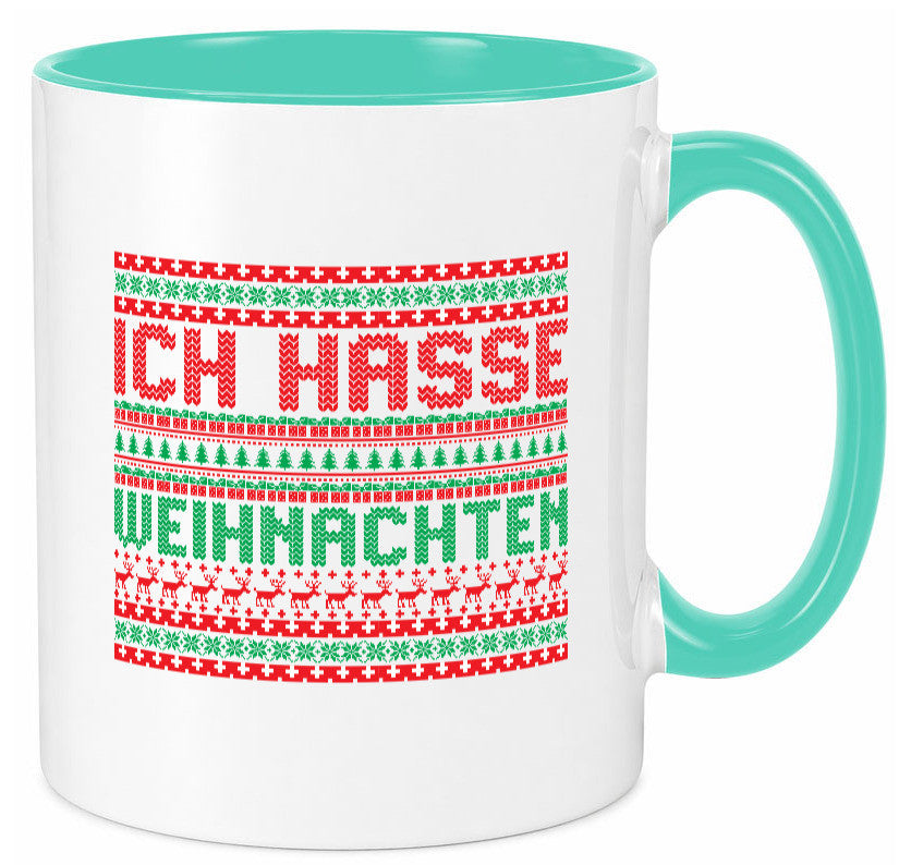 Ich Hasse Weihnachten | Ugly Christmas anti v2 Humor Geschenkidee Tasse