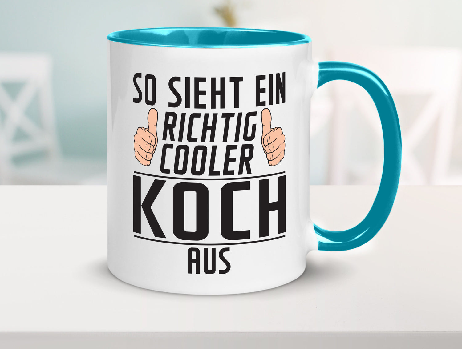 Richtig Cooler Koch | Chefkoch Humor Arbeit Kollegen Büro Geschenkidee Tasse