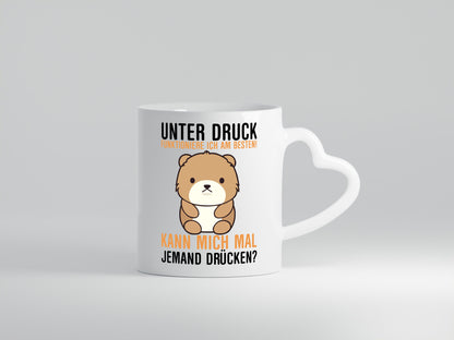 Kann mich jemand drücken | süßer Teddy Knuddeln Comic lustig Humor Geschenkidee