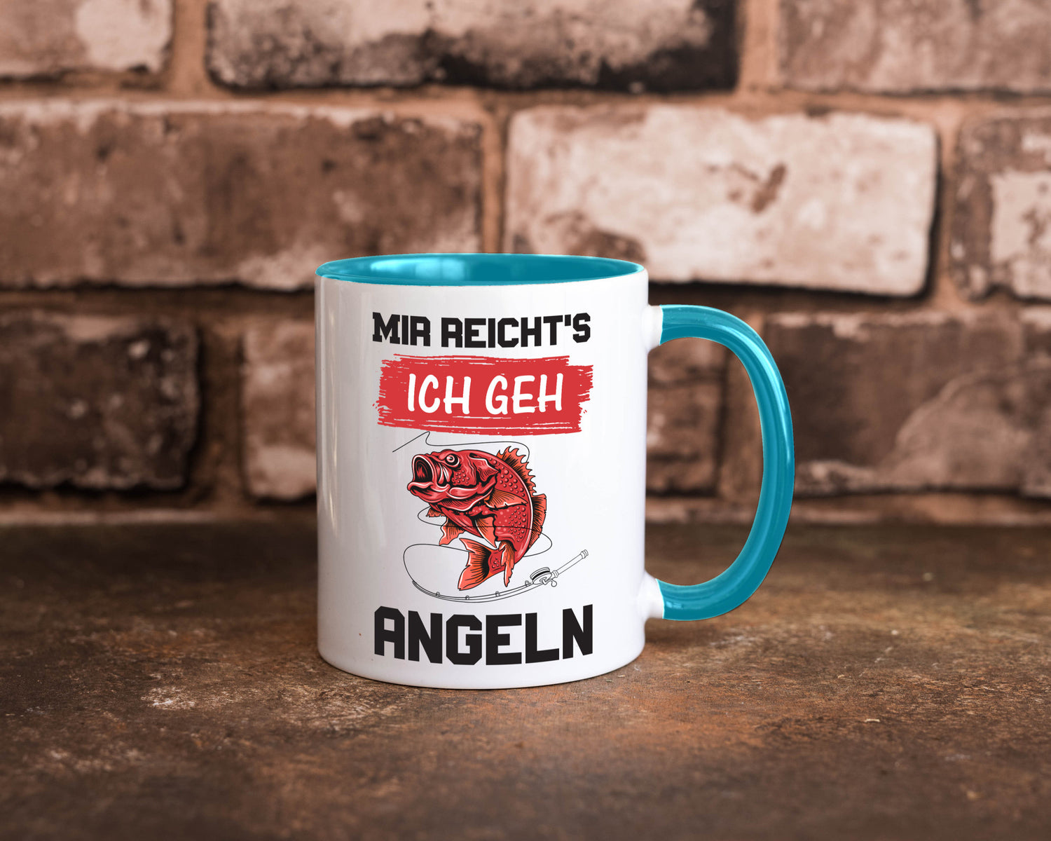 Ich geh angeln | Angler Tasse Fisch Fischer Humor lustig Geschenkidee Geschenk