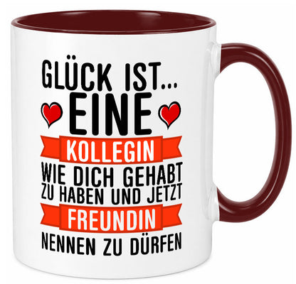Kollegen Freundin | Arbeitskollegin Lieblingsfreundin lustiger Spruch Geschenk Tasse