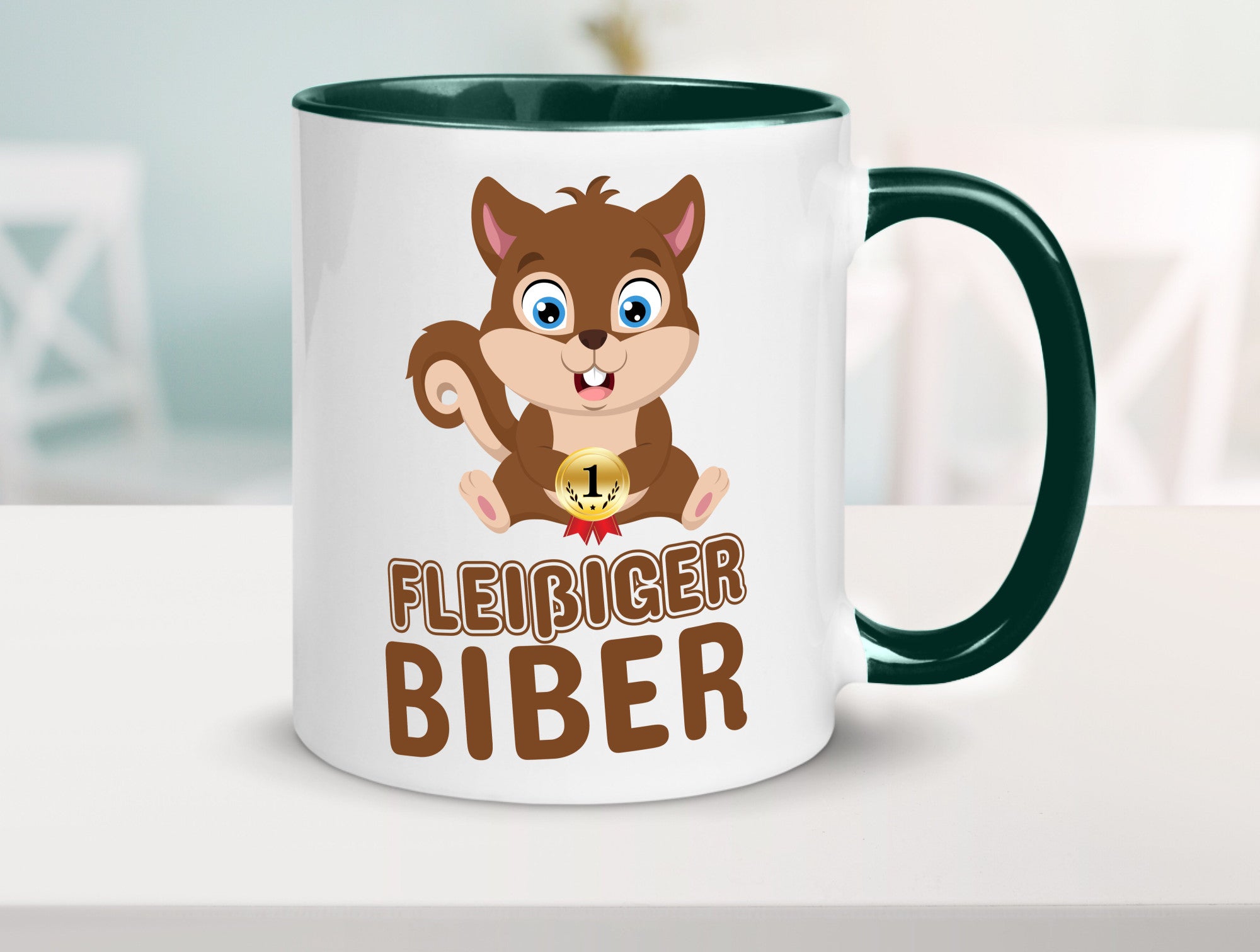 Fleißiger Biber | Motiv Tasse Kinder Geburtstag lustig Geschenkidee Geschenk