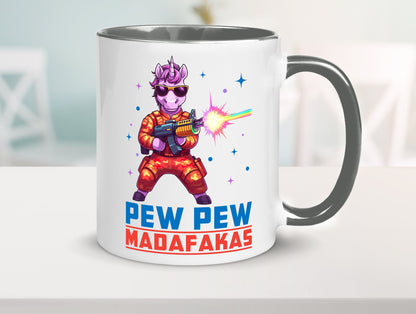 Pew Madafakas vl5 lustiger Spruch Geschenk Humor Geschenkidee Tasse