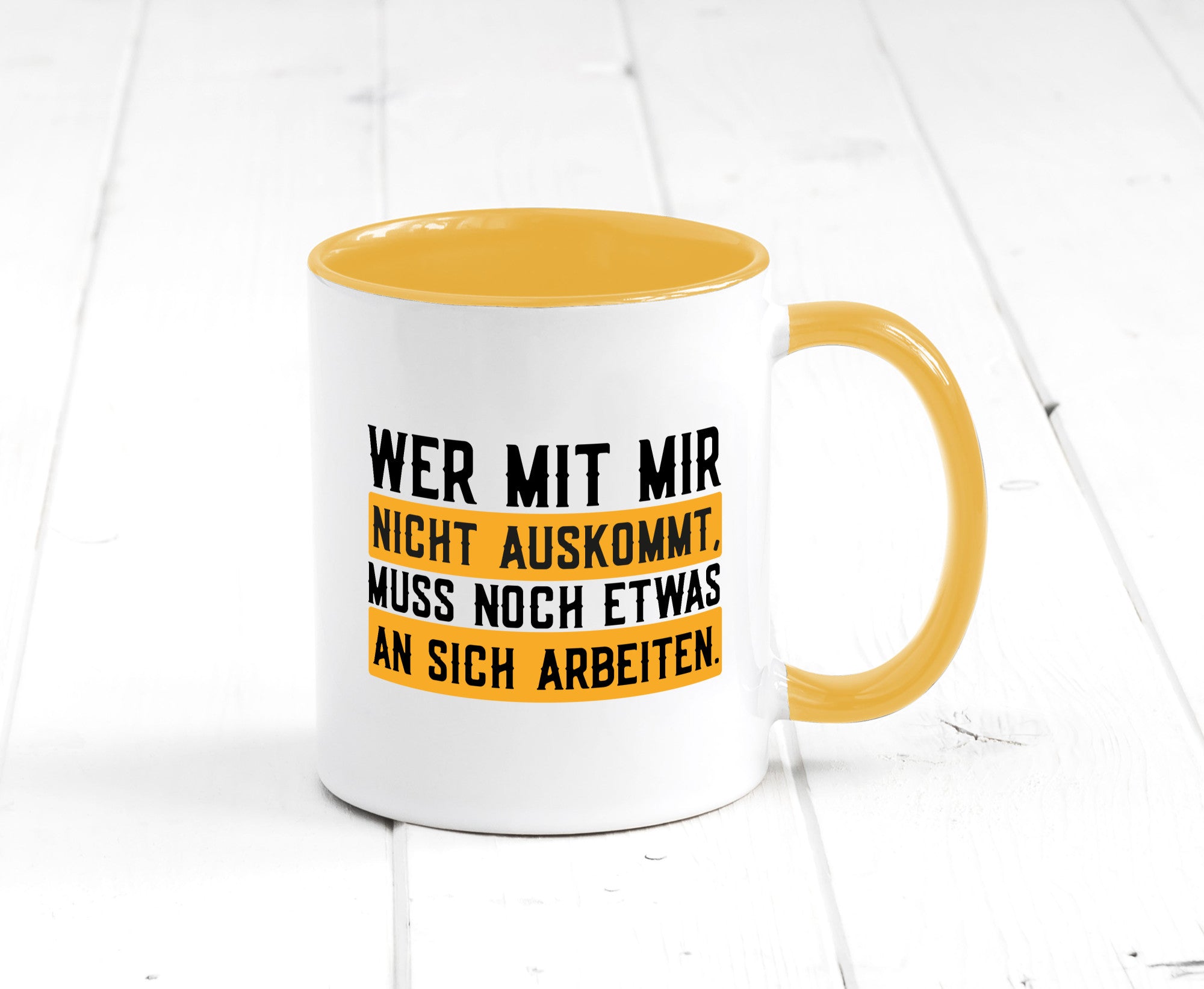 Wer mit mir nicht auskommt | Selbstbewusst lustiger Spruch Geschenk Humor