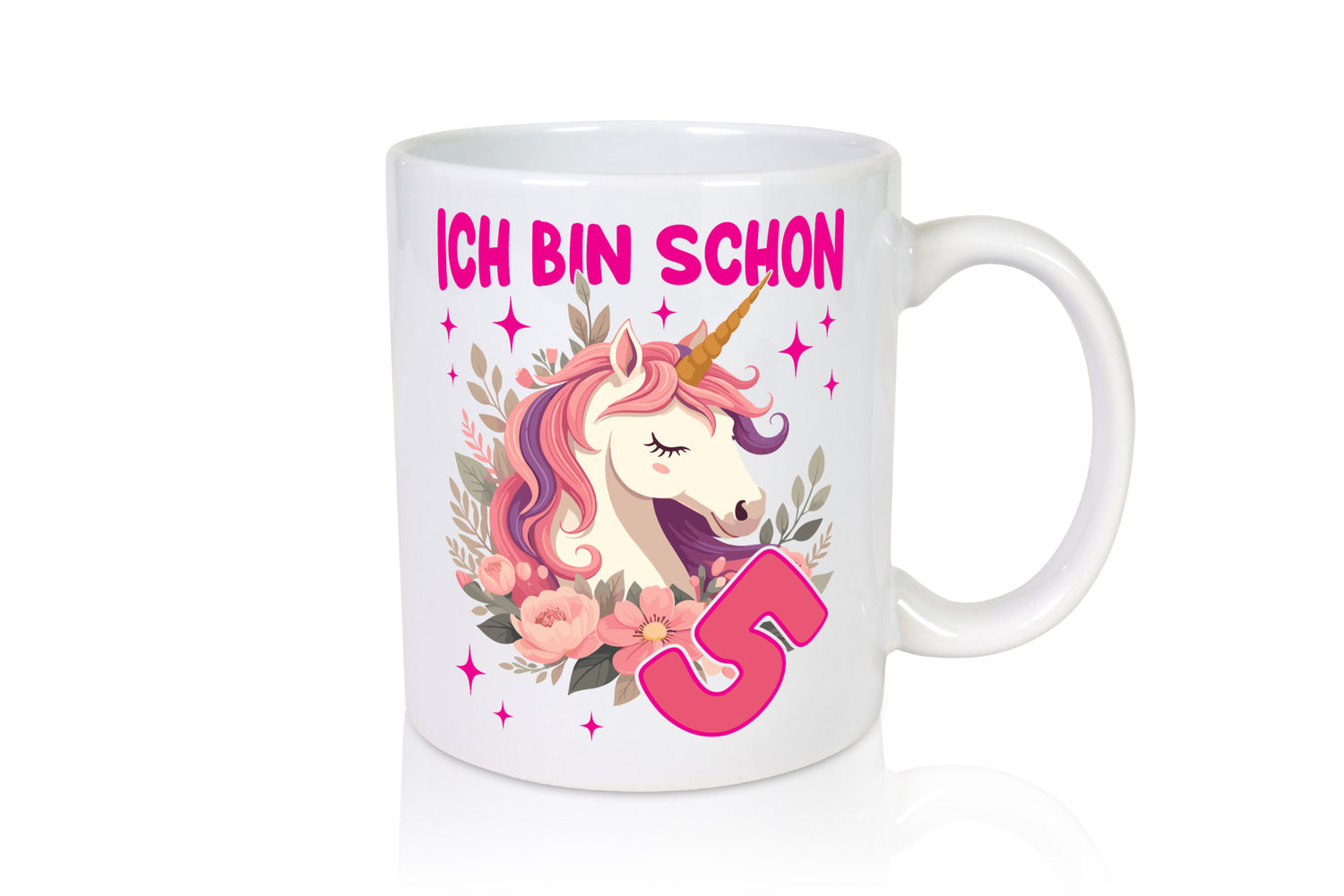 5. Geburtstag | 5 Jahre Einhorn Mädchen Humor Geschenkidee Tasse