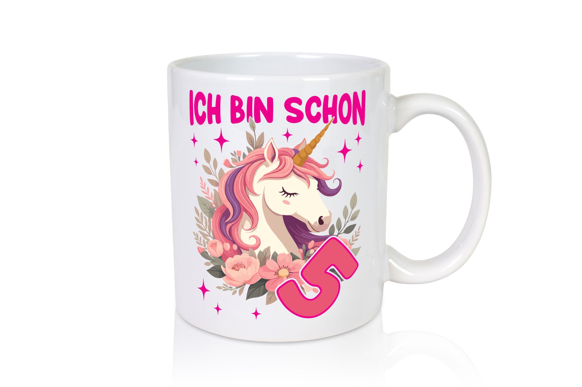 5. Geburtstag | 5 Jahre Einhorn Mädchen Humor Geschenkidee Tasse