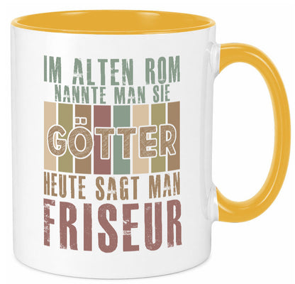 Heute sagt man: Friseur | Frisör Geschenkidee Humor Tasse