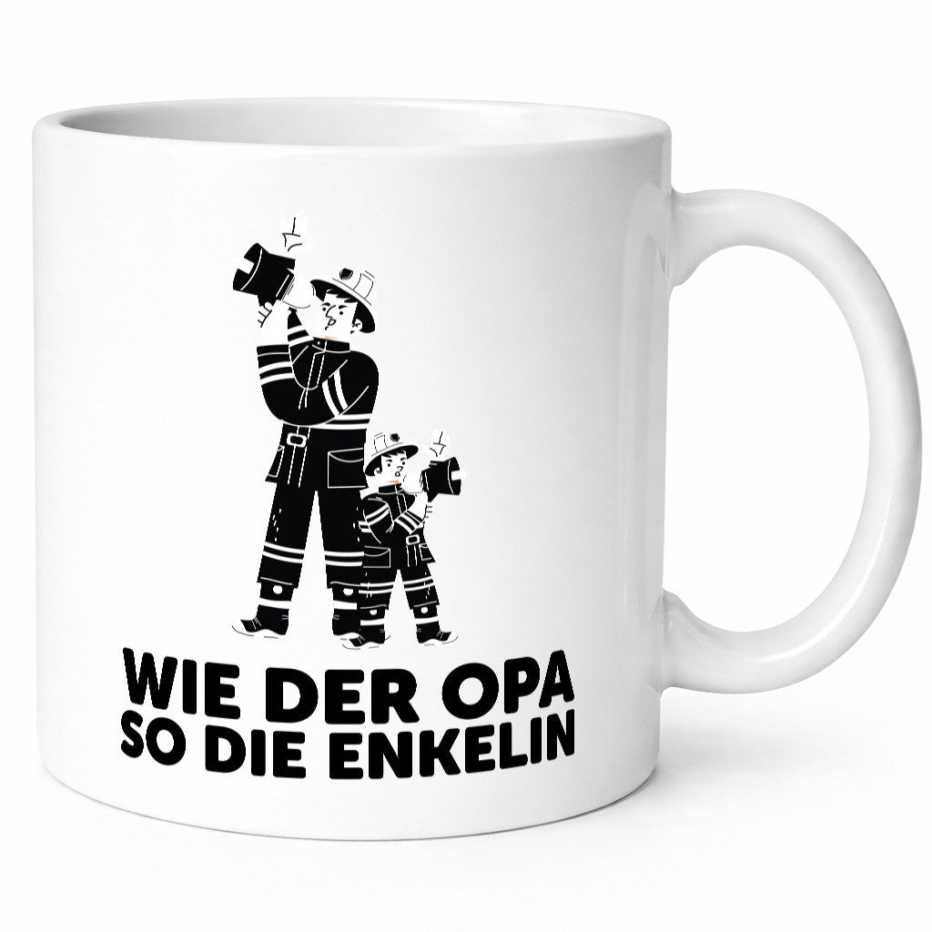 Wie der Opa, so die Enkelin | Opa Uniform lustig Familie Geschenkidee Geschenk