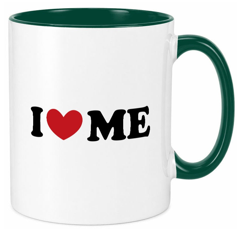 I love me vl8 Geschenk Humor Geschenkidee lustiger Spruch Tasse