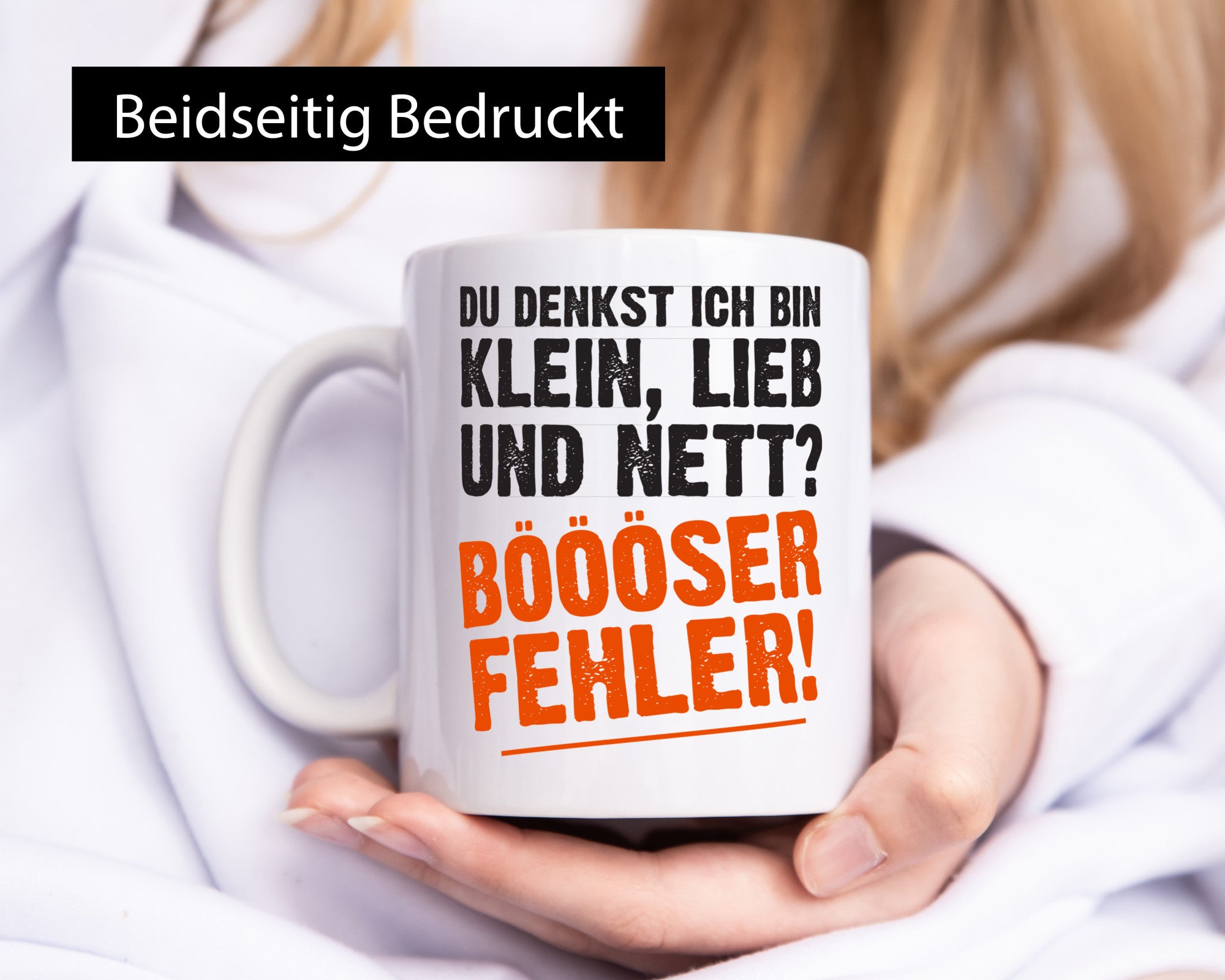 Böööser Fehler | Spruch Tasse kleine Frau Freundin Humor Geschenkidee
