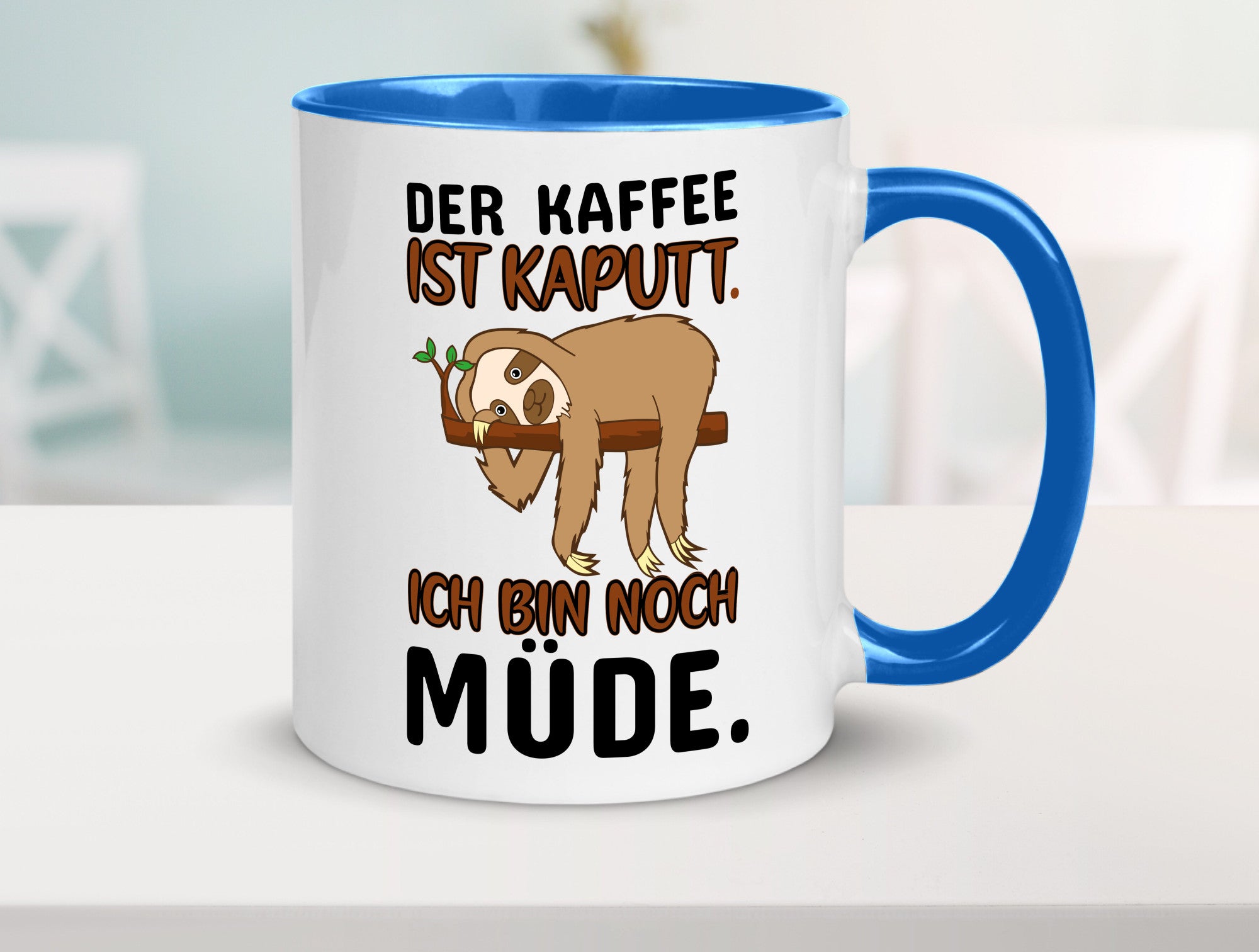 Der Kaffee ist kaputt v2 Geschenk Humor Geschenkidee lustiger Spruch Tasse