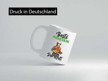 Bester Maurerin | Bau Handwerkerin Humor Geschenkidee Tasse