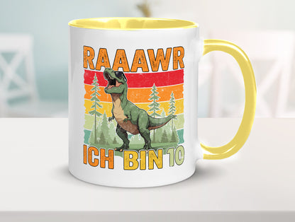 10. Geburtstag | 10 Jahre rarrrr ich bin Dinosaurier lustig Geschenkidee