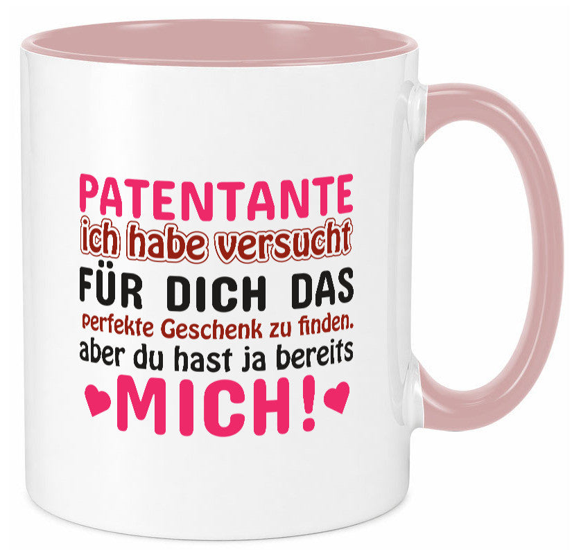 Patentante Tasse | lustiger Spruch Patin Tante Geschenk Humor Geschenkidee