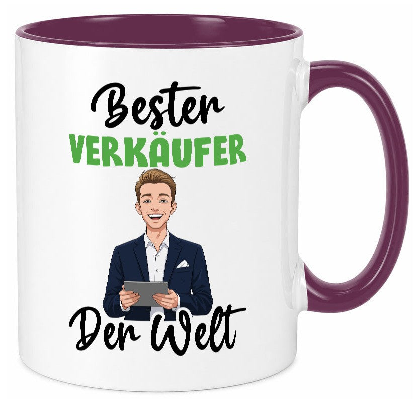 Bester Verkäufer | Kollege Verkaufsjob v2 Geschenkidee Arbeit Kollegen Büro Tasse