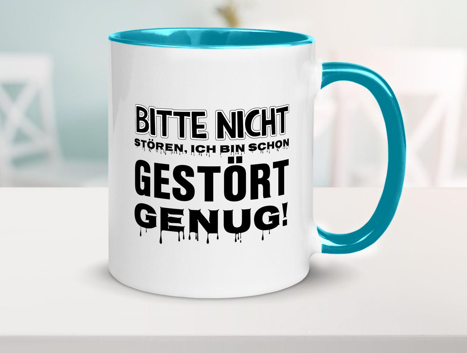 Ich bin schon gestört lustiger Spruch Geschenk Humor Geschenkidee Tasse