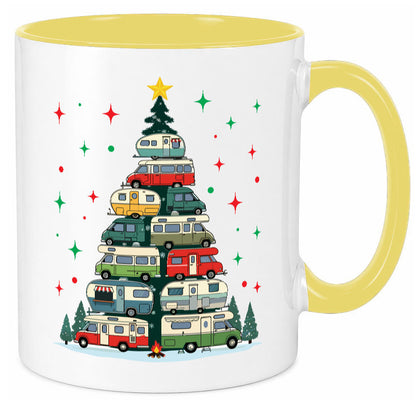 Camper | Camping Weihnachten Fahrzeuge Baumlichter v2 lustig Humor Geschenkidee