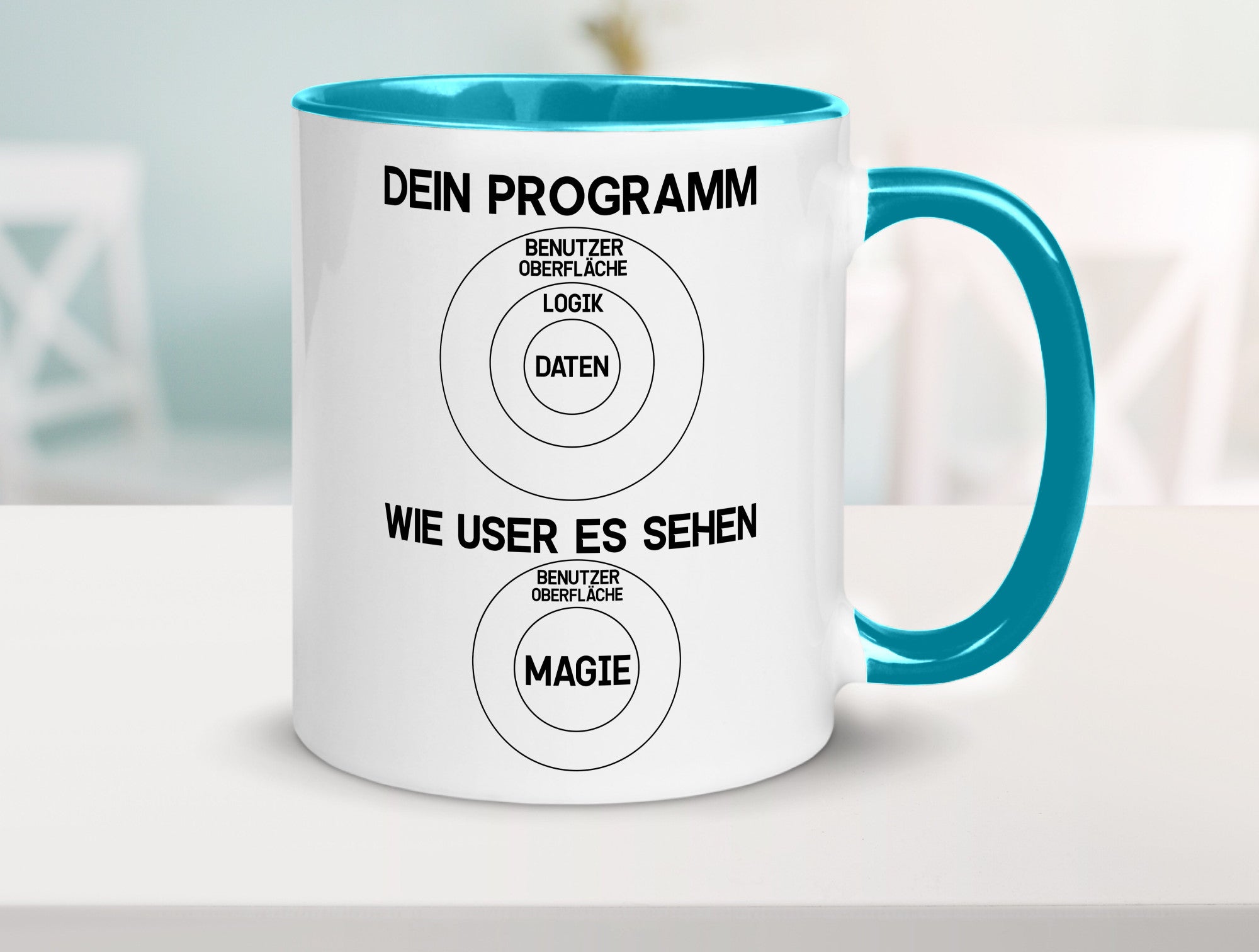 Wie User dein Programm sehen | Programmierer Magie Witz Geschenkidee Humor Tasse