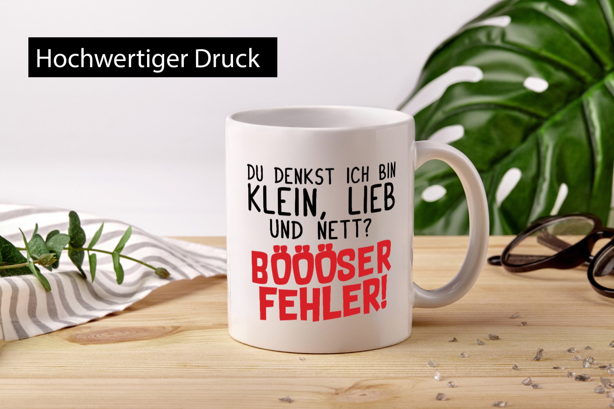Klein lieb und Nett | Teenager Freunde lustiger Spruch Geschenk Humor