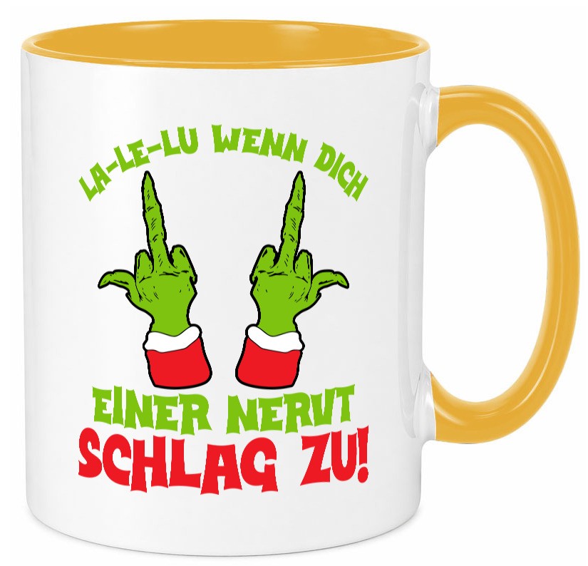 La Le Lu | Weihnachten Weihnachtsmuffel Lichter Humor Geschenkidee Tasse