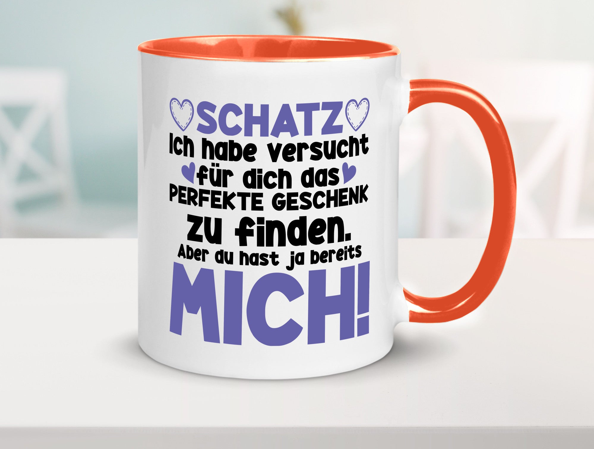 Schatz | Liebe Valentinstag Freund Freundin Herz Geschenkidee Humor Tasse