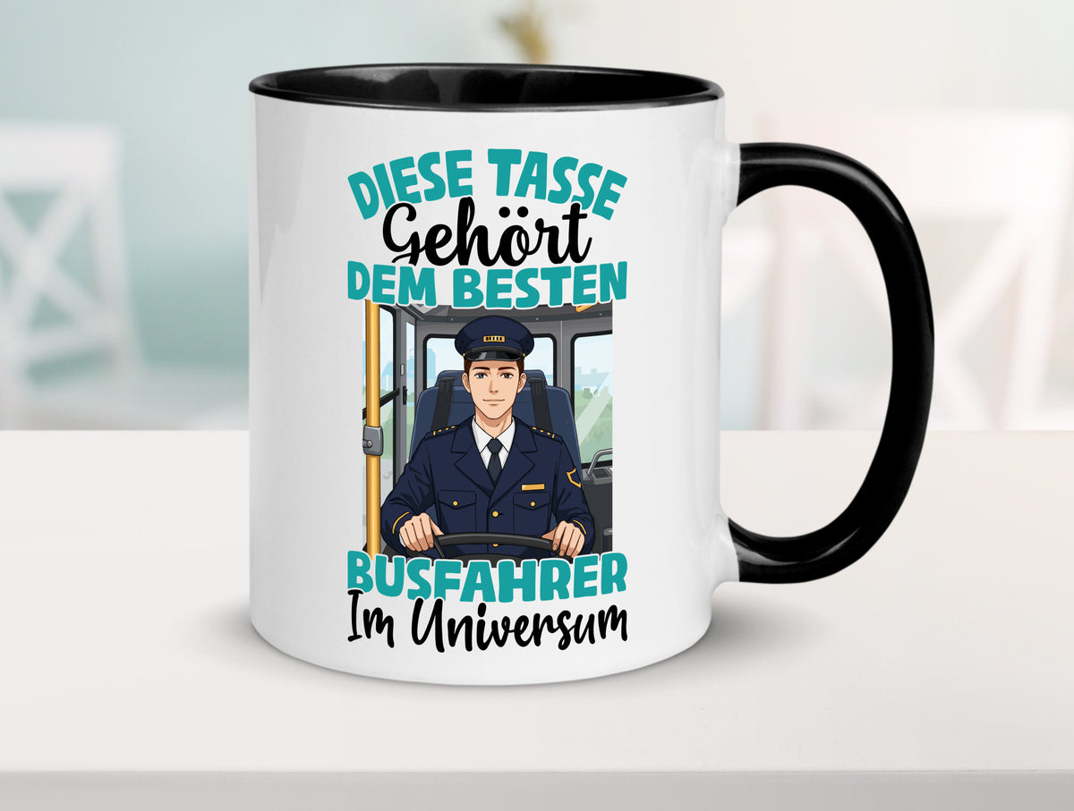 Im Universum: Busfahrer | Berufsfahrer Fahrer lustig Arbeit Kollegen Büro Tasse