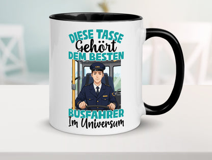 Im Universum: Busfahrer | Berufsfahrer Fahrer lustig Arbeit Kollegen Büro Tasse