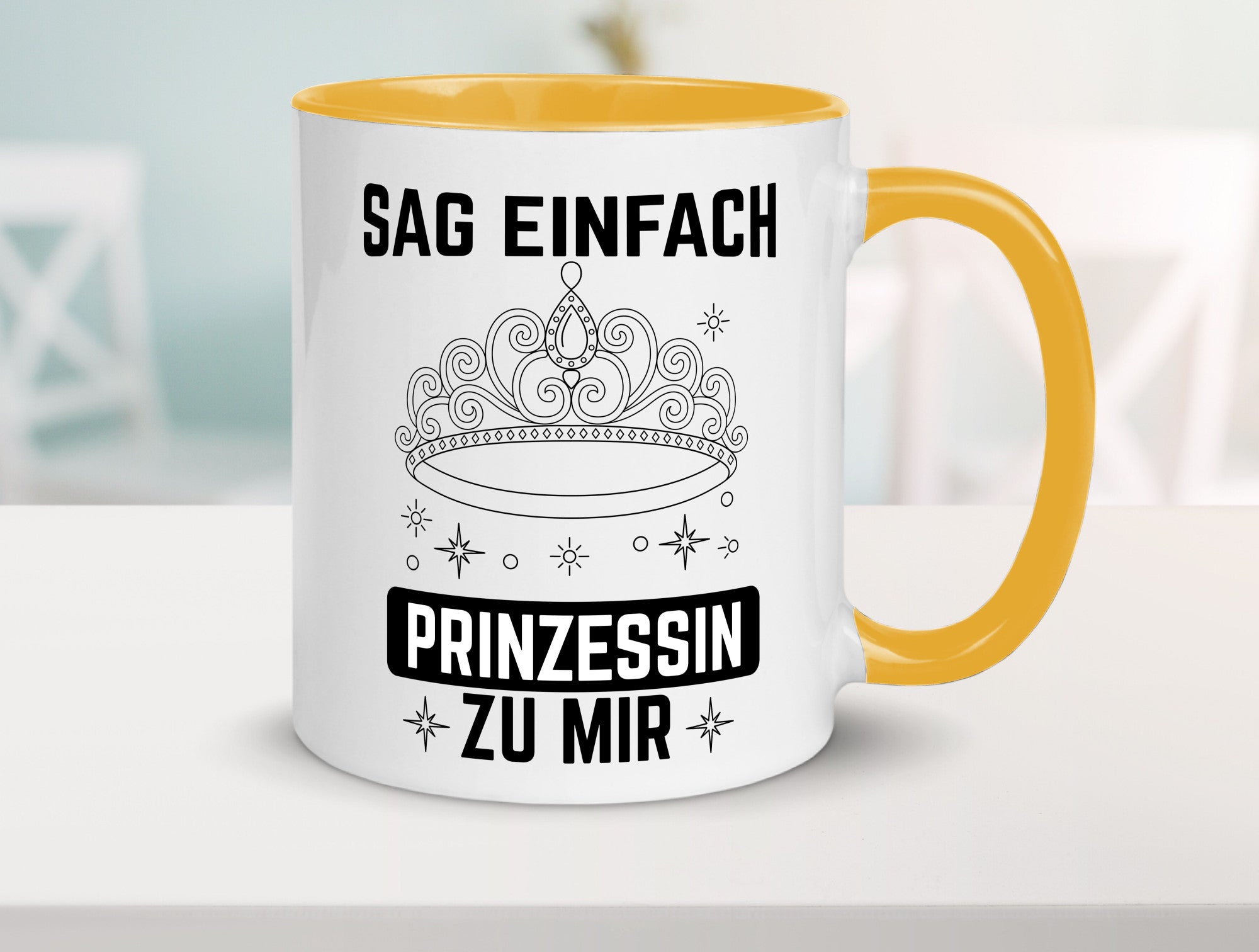 Sag einfach Prinzessin zu mir | Eure Meijestät Geschenkidee Humor Tasse