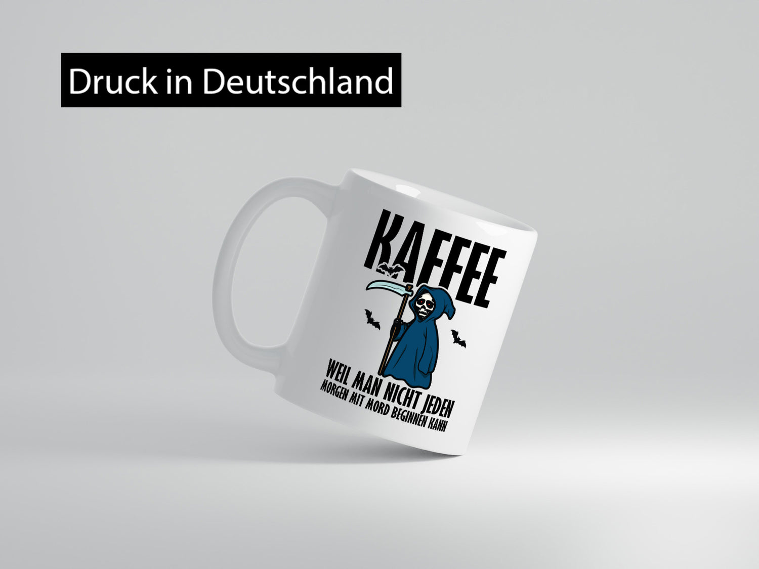 Jeden Morgen Kaffee lustig Humor Geschenkidee Geschenk Tasse