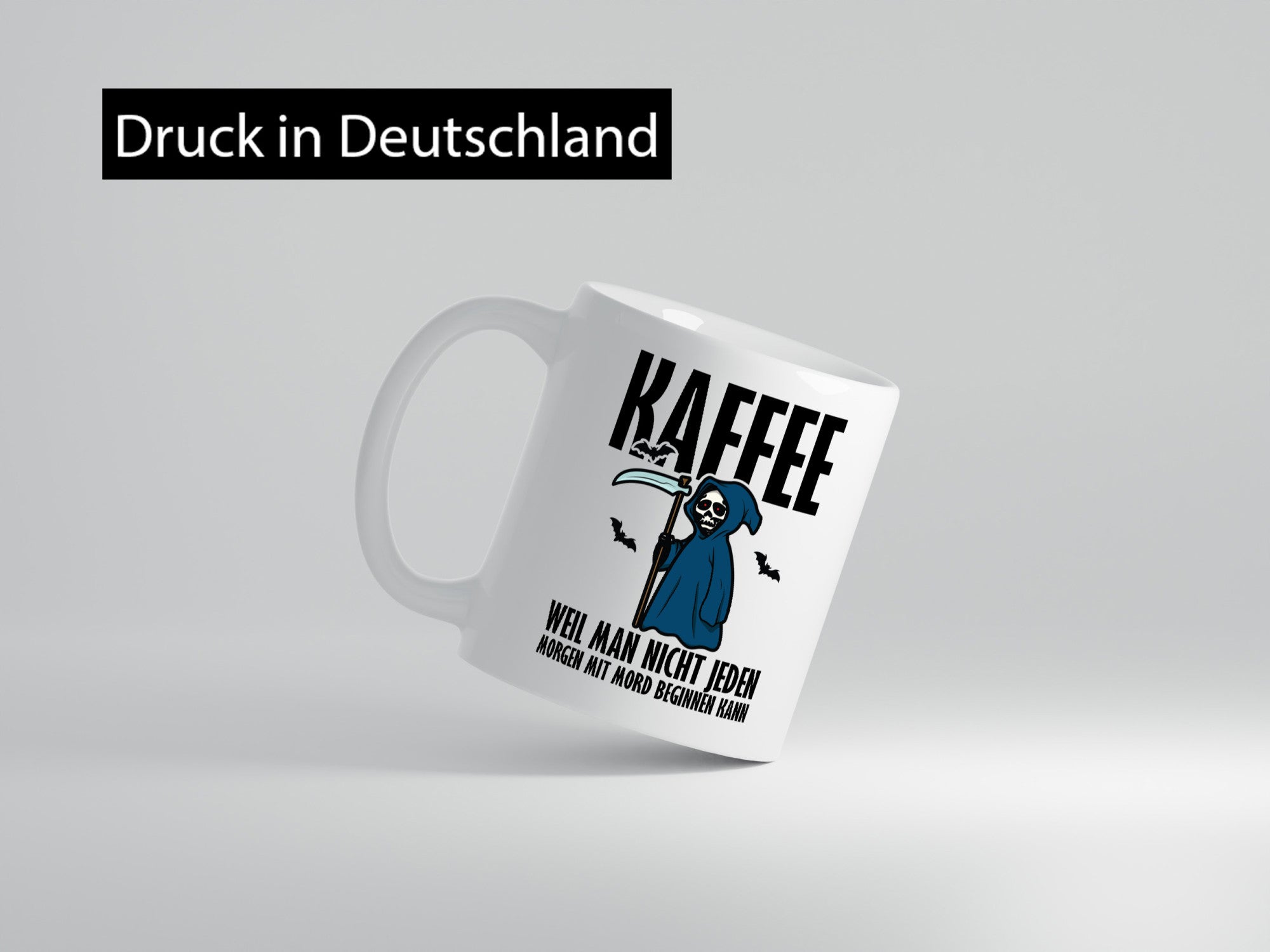 Jeden Morgen Kaffee lustig Humor Geschenkidee Geschenk Tasse