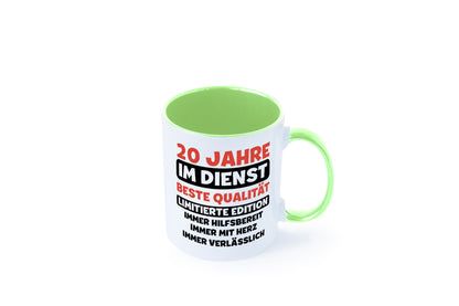 20 Jahre im Dienst | Jubiläum Arbeit v3 Geschenk Kollegen Büro lustiger Spruch