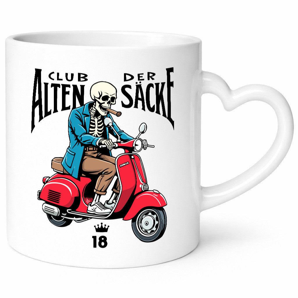 18. Geburtstag | 18 Jahre Club der alten Säcke Geschenkidee Humor Tasse