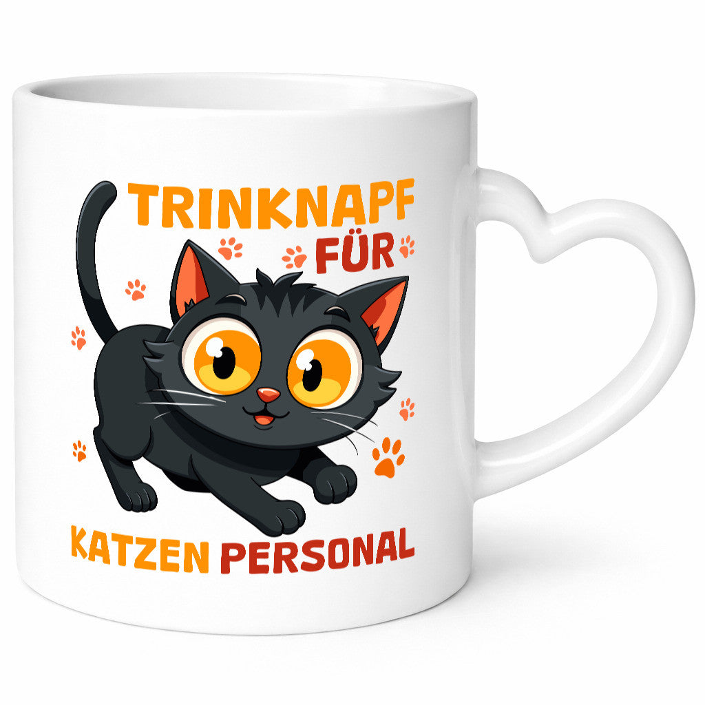 Katzen Personal | Katzenbesitzer Tasse Katze Humor vl3 Geschenkidee